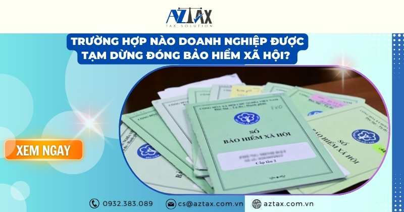 Trường hợp nào doanh nghiệp được tạm dừng đóng bảo hiểm xã hội?