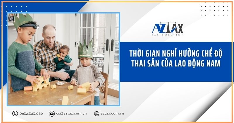 Thời gian nghỉ hưởng chế độ thai sản của lao động nam