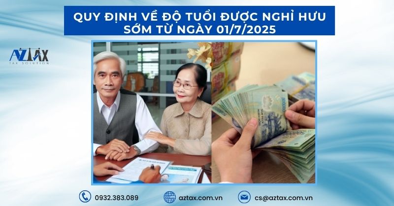 Quy định về độ tuổi được nghỉ hưu sớm từ ngày 01/7/2025