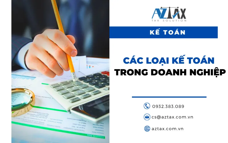 Các loại kế toán trong doanh nghiệp