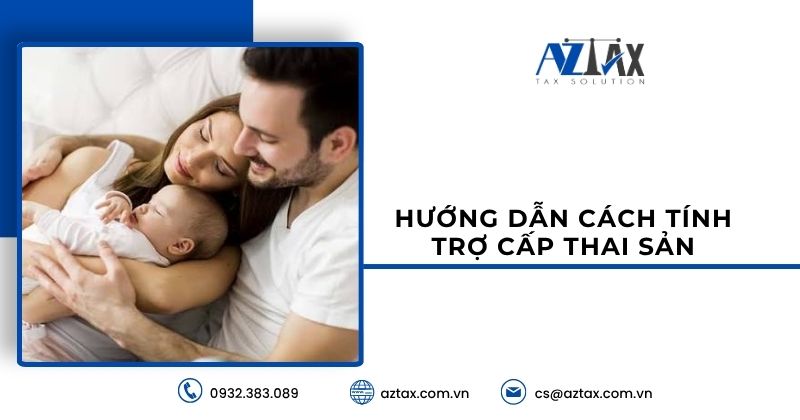 Hướng dẫn cách tính trợ cấp thai sản