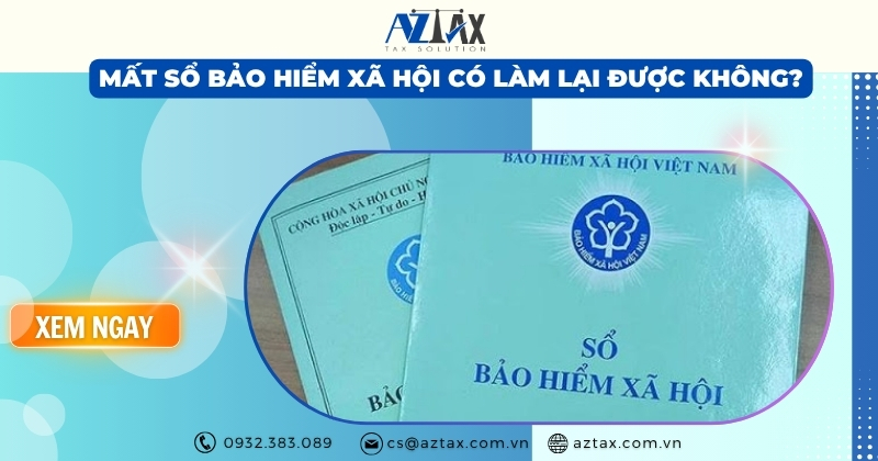 Mất sổ bảo hiểm xã hội có làm lại được không?