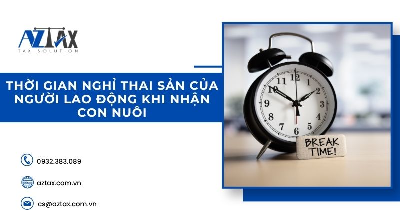 Thời gian nghỉ thai sản của người lao động khi nhận con nuôi
