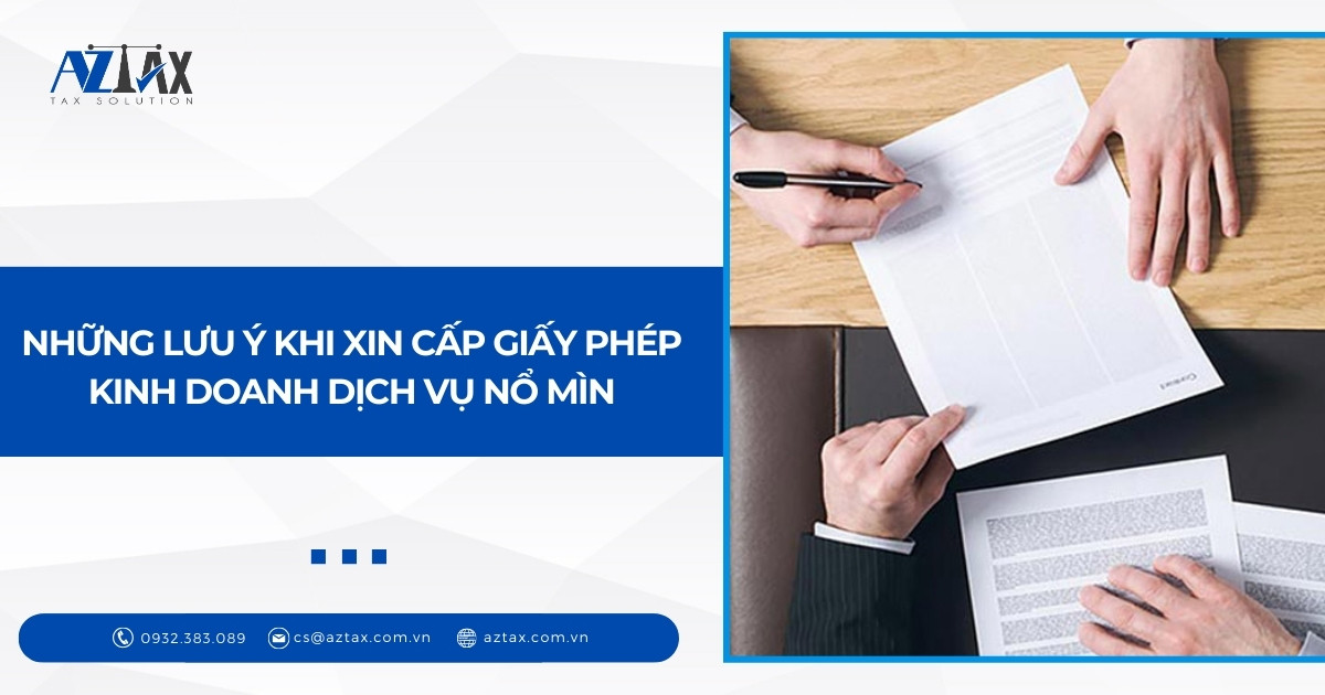 Những lưu ý khi xin cấp giấy phép kinh doanh dịch vụ nổ mìn