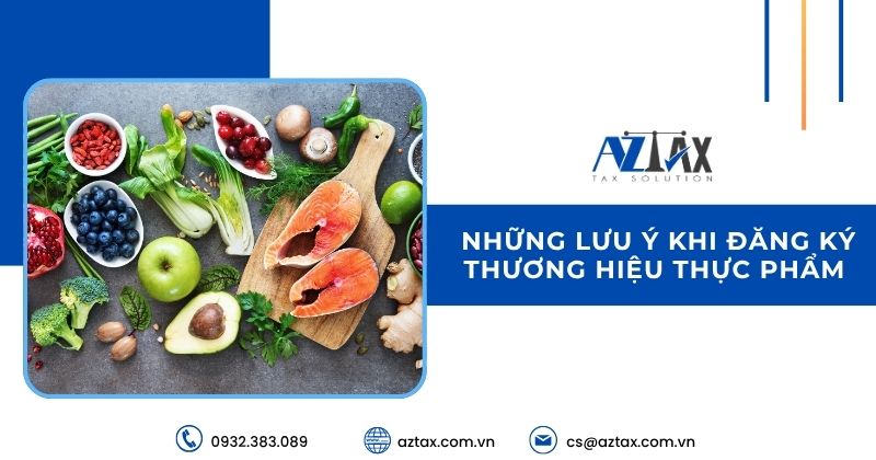 Những lưu ý khi đăng ký thương hiệu thực phẩm