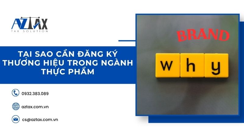 Tại sao cần đăng ký thương hiệu trong ngành thực phẩm