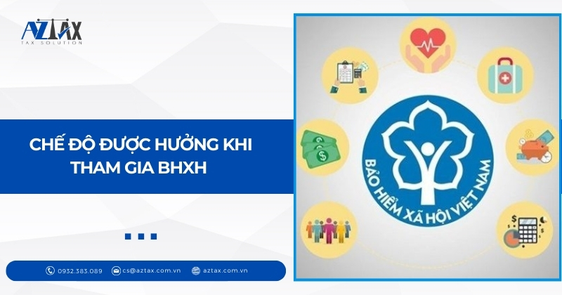 Chế độ được hưởng khi tham gia BHXH 