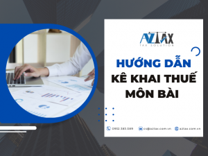 Hướng dẫn kê khai thuế môn bài