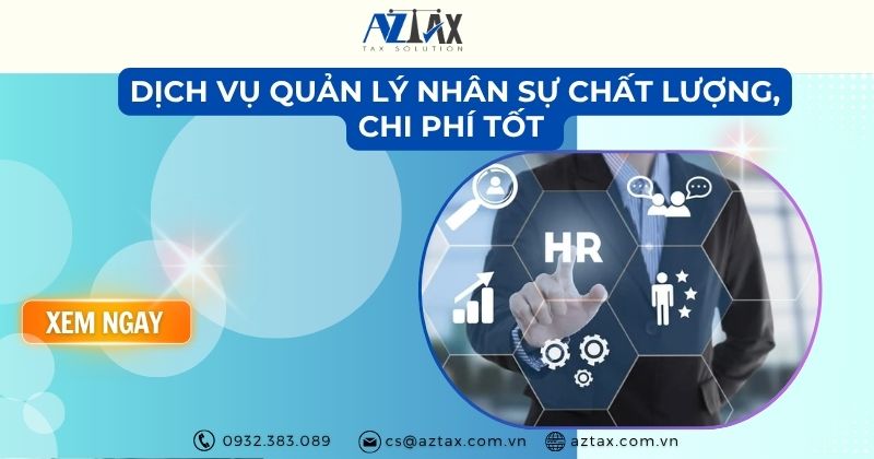 Dịch vụ quản lý nhân sự chất lượng, chi phí tốt 2026