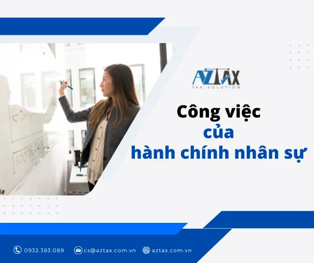 Công việc của hành chính nhân sự