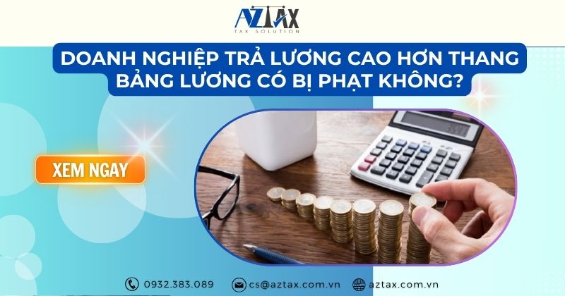 Doanh nghiệp trả lương cao hơn thang bảng lương có bị phạt không?