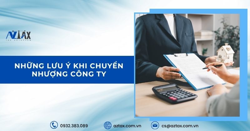 Những lưu ý khi chuyển nhượng công ty