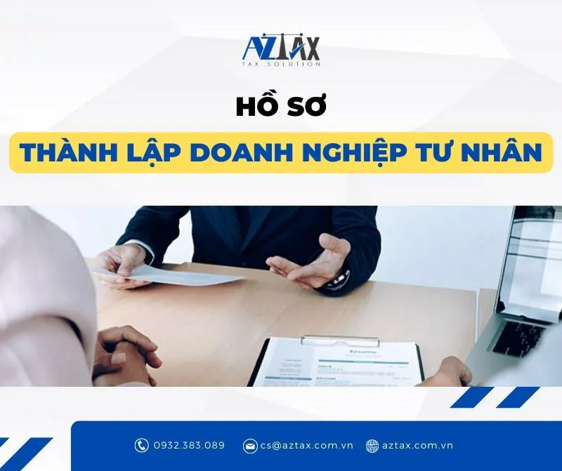 Đối với doanh nghiệp tư nhân thì hồ sơ đăng ký kinh doanh gồm những gì?