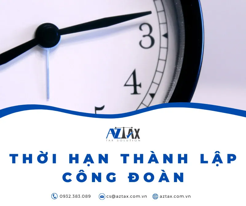 Thời hạn thành lập công đoàn