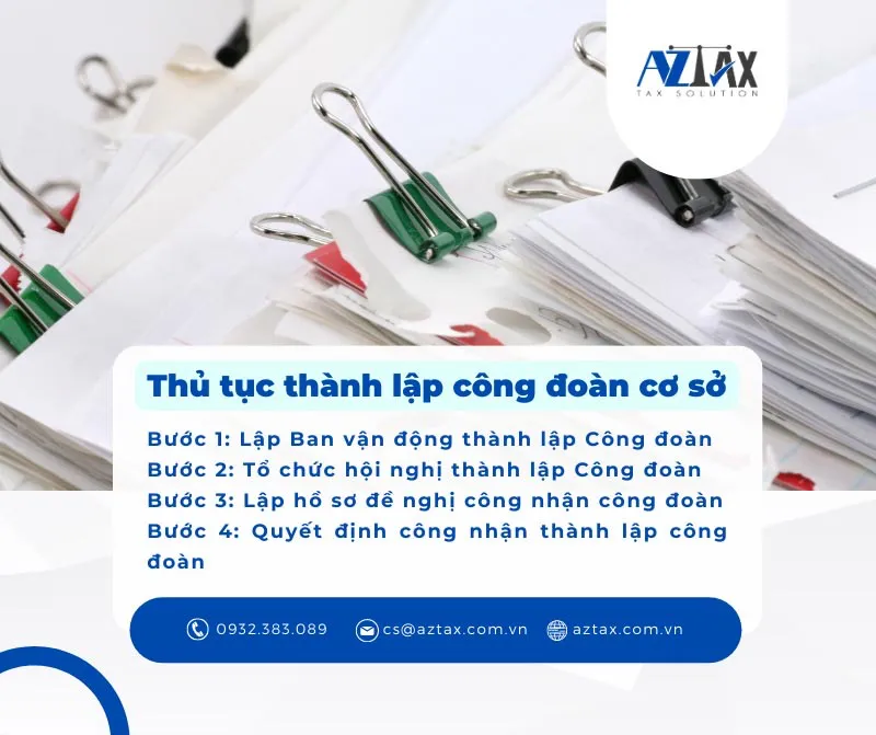 Quy trình thủ tục thành lập công đoàn trong doanh nghiệp