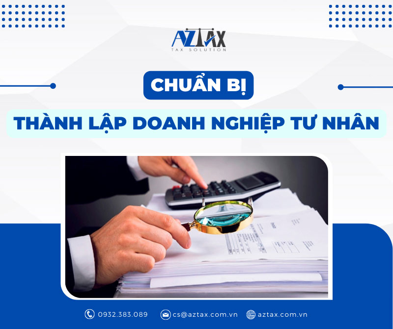 Chuẩn bị thành lập doanh nghiệp tư nhân 