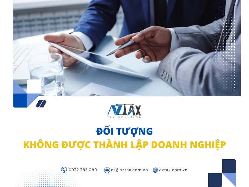 Đối tượng không được thành lập doanh nghiệp