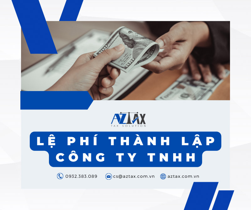 le phi thanh lap cong ty tnh