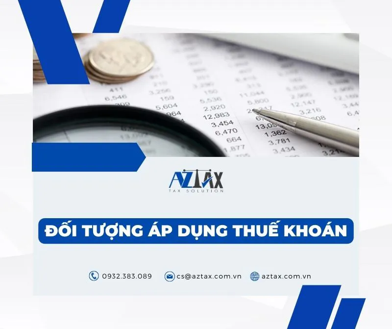Đối tượng áp dụng thuế khoán