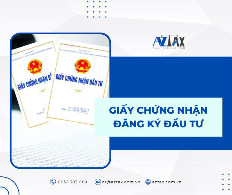 Giấy chứng nhận đăng ký đầu tư Giấy chứng nhận đăng ký đầu tư