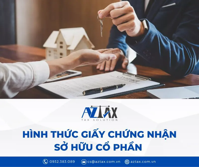 hinh thuc giay chung nhan so huu co phan