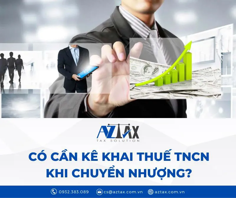ke khai thue tncn khi chuyen nhuong cong ty