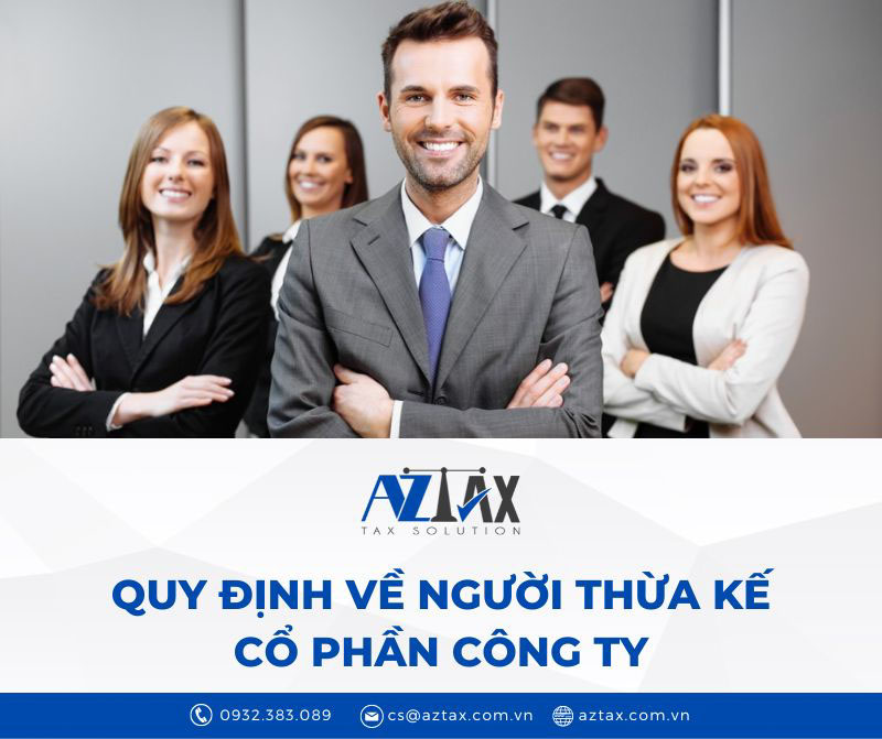 quy dinh ve nguoi thua ke trong giay chung nhan so huu co phan cua cong ty
