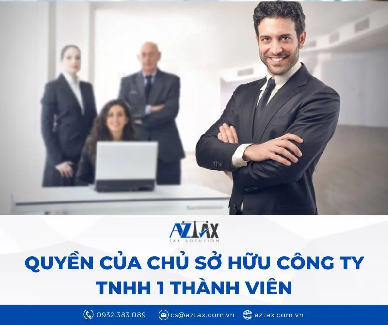 quyen cua chu so huu cong ty tnhh 1 thanh vien