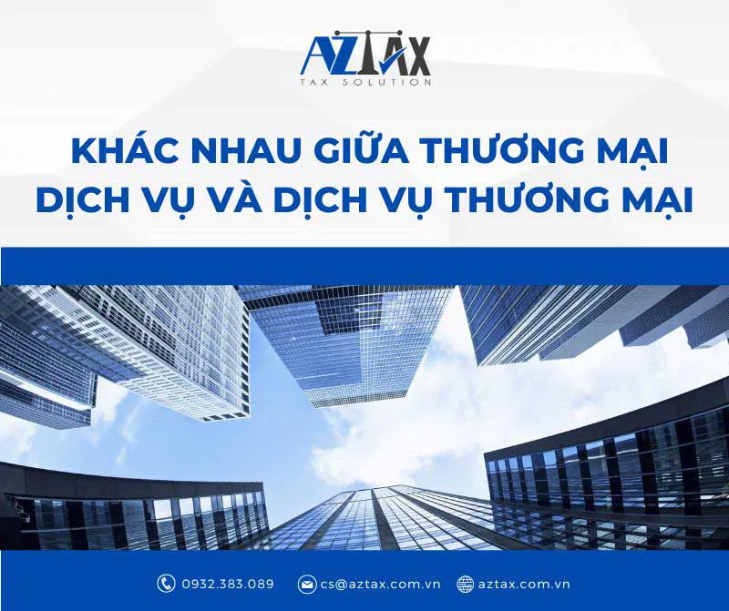 su khac nhau giua cong ty thuong mai dich vu va dich vu thuong mai