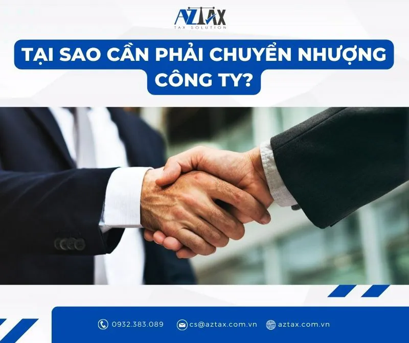 tai sao can phai chuyen nhuong cong ty