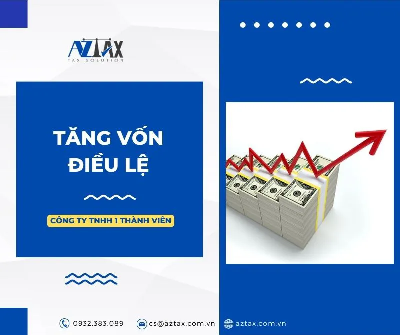Tăng vốn điều lệ của công ty TNHH một thành viên