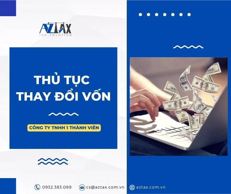 Thủ tục đăng ký thay đổi vốn điều lệ