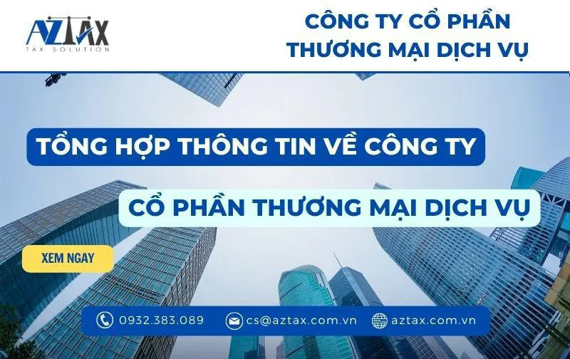 cong ty co phan thuong mai dich vu