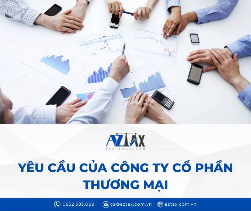 yeu cau cua cong ty co phan thuong mai