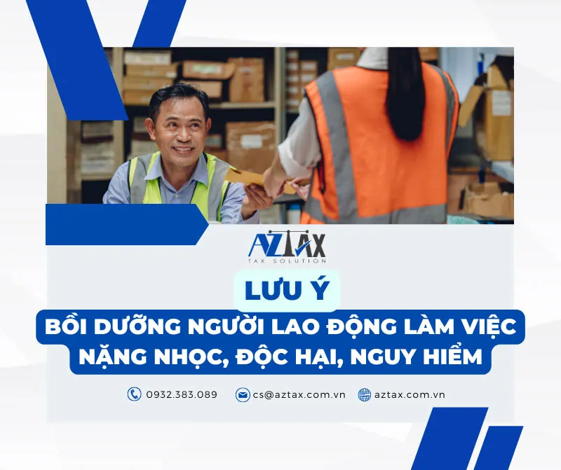 Lưu ý khi bồi dưỡng bằng hiện vật cho người lao động làm việc môi trường độc hại, nguy hiểm