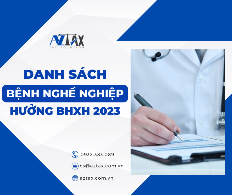 Danh mục bệnh nghề nghiệp được hưởng BHXH cập nhật 2023