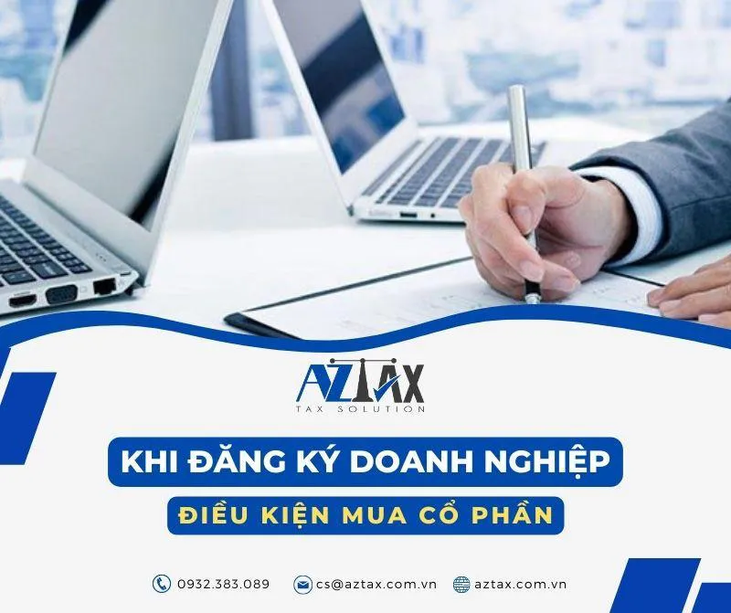 dieu kien mua co phan khi dang ky doanh nghiep