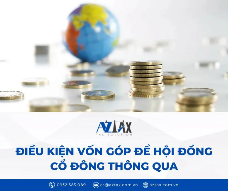 Điều kiện vốn góp để nghị quyết đại hội cổ đông thông qua