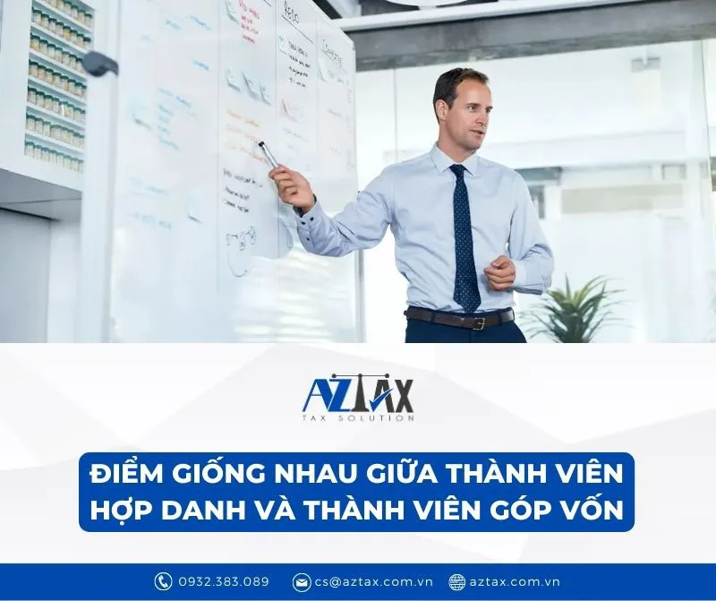 diem giong nhau giua thanh vien hop danh va thanh vien gop von