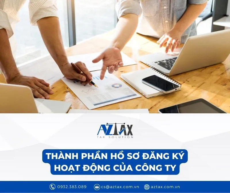thanh phan ho so dang ky hoat dong cong ty