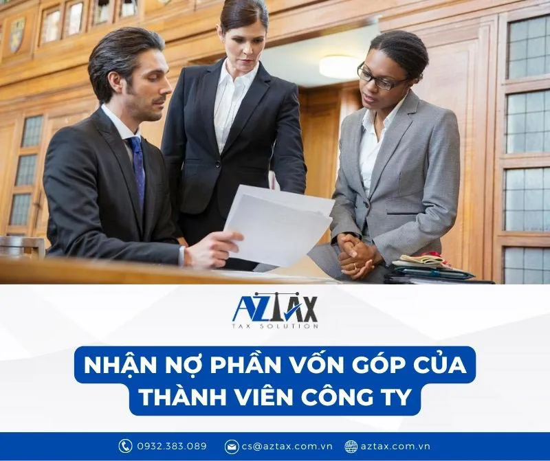 duoc nhan no bang phan von gop vao cong ty tu thanh vien cong ty