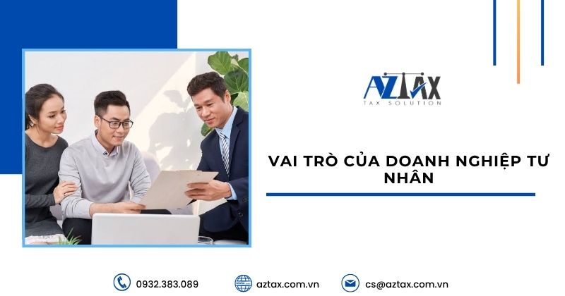 Vai trò của doanh nghiệp tư nhân