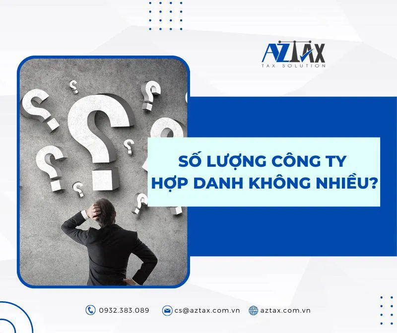 vi sao so luong cty hợp danh khong nhieu