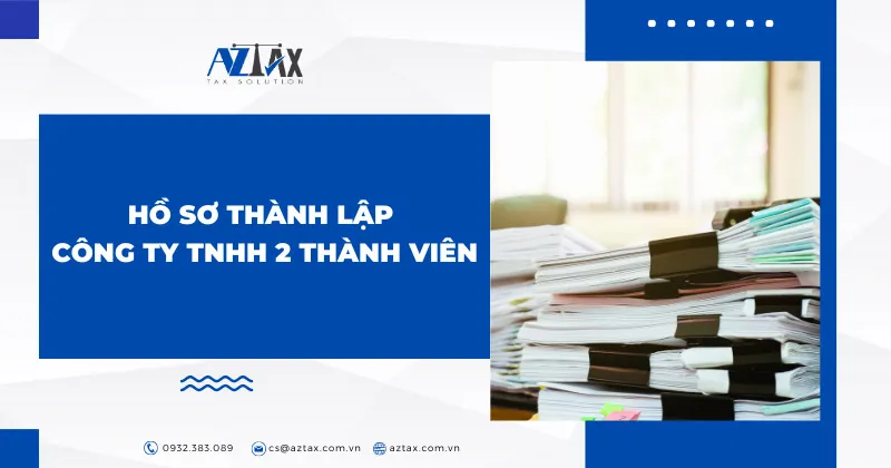 Ho so thanh lap cty tnhh 2 thành viên