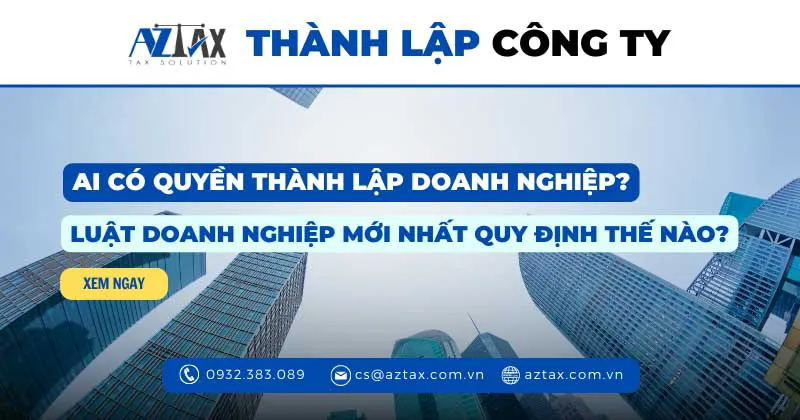 ai co quyen thanh lap doanh nghiep