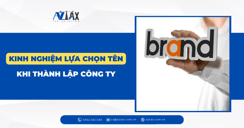 kinh nghiem lua chon ten cho doanh nghiep moi