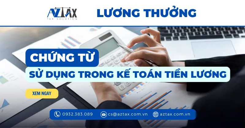 chung tu su dung trong ke toan tien luong