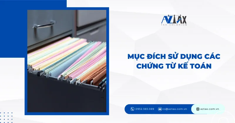 Muc dich su dung cac chung tu ke toan