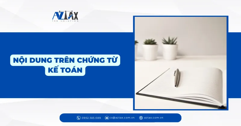 Noi dung tren chung tu ke toan