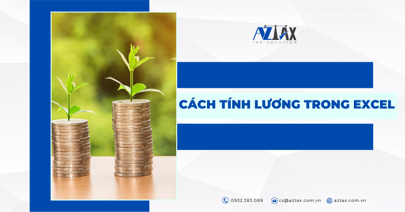 cach tinh luong trong excel